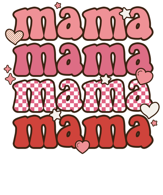 M2B Designs - Mama Repeat DTF Transfer: Pocket (3.5 inch)