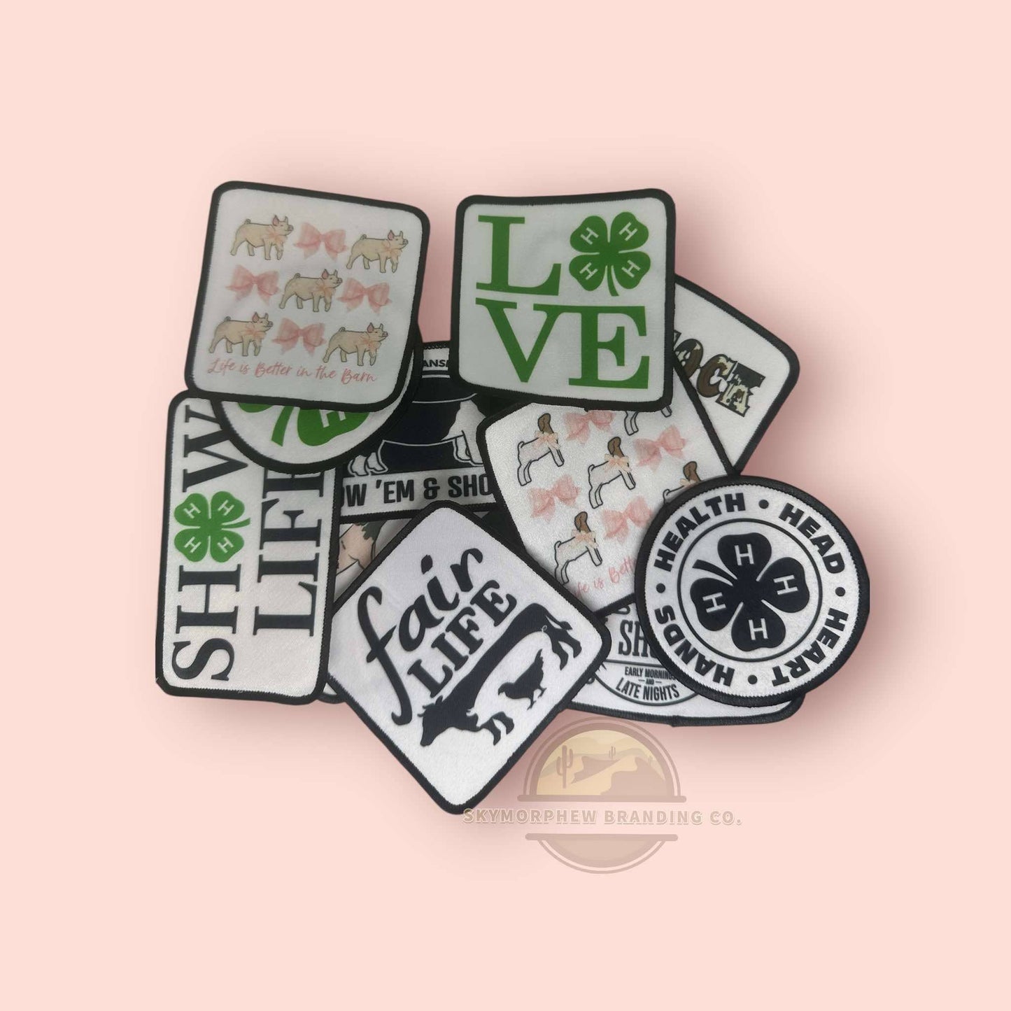 Skymorphew Branding Co - Livestock/4H Theme pack: 20 Patches