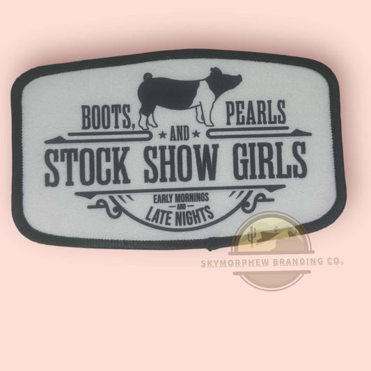 Skymorphew Branding Co - Stock Show Girls: Patch (Image Printed on Patch) / Sublimation