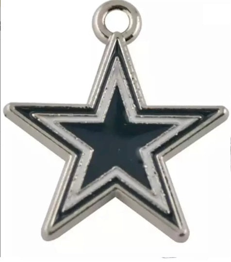 Cowboy Football Charms - QTY 1, 5, or 10