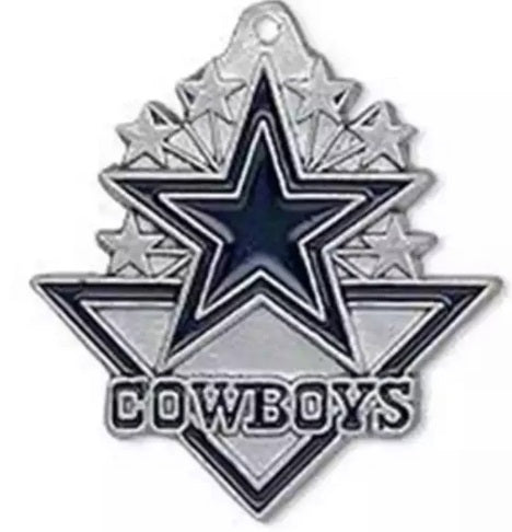 Cowboy Football Charms - QTY 1, 5, or 10