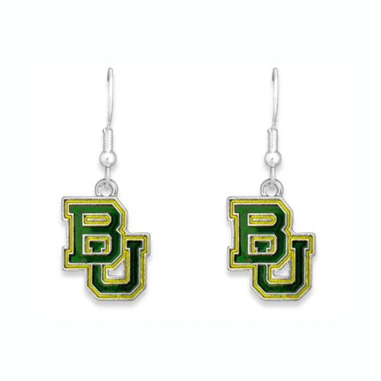 Baylor Bears Collegiate Licensed MOM Earrings or Charms
