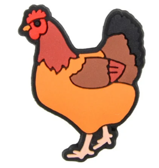 Stock show Horse chicken AG Croc Shoe Charm