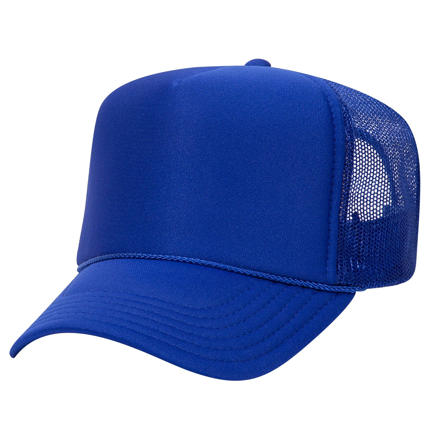 The Park Wholesale - Otto 5-Panel High Crown Foam Trucker Hats, Mesh Back Cap - 39-165: Red