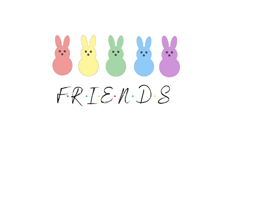 M2B Designs - Peeps and Friends DTF Transfer: Pocket (3.5 inch)