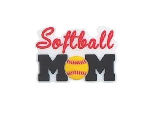 25MM Baseball or Softball Mom Silicone Beads DIY