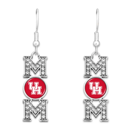 University of Houston Cougars Collegiate Licensed Earrings